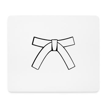 belt - Mouse Pad (horizontal) - white - Front
