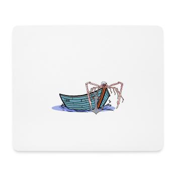 marin marin marin marin Moin ahoy crabe - Tapis de souris (format paysage) - blanc - Devant