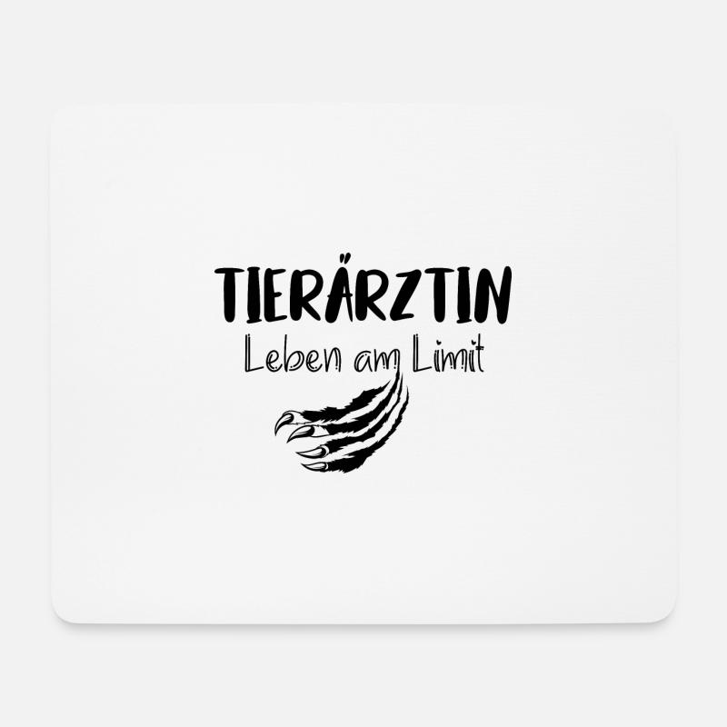 Tierarzt Haustier Tierpfleger Tierarzthelfer - Mousepad (Querformat) - Weiß