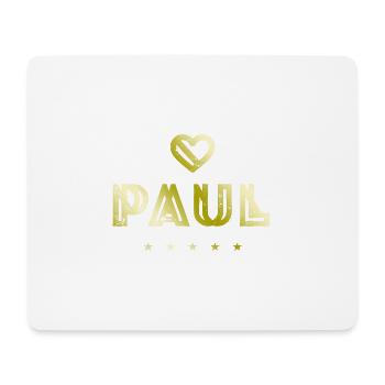 Paul Herz - Mousepad (Querformat) - Weiß - Vorne