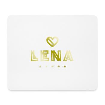 Lena Herz - Tapis de souris (format paysage) - blanc - Devant