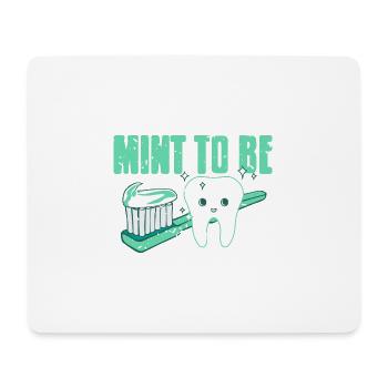 Mint To Be Vintage Génial Dentiste T-Shirt Cadeau - Tapis de souris (format paysage) - blanc - Devant