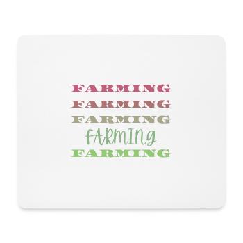 Landwirtschaft - Mousepad (Querformat) - Weiß - Vorne