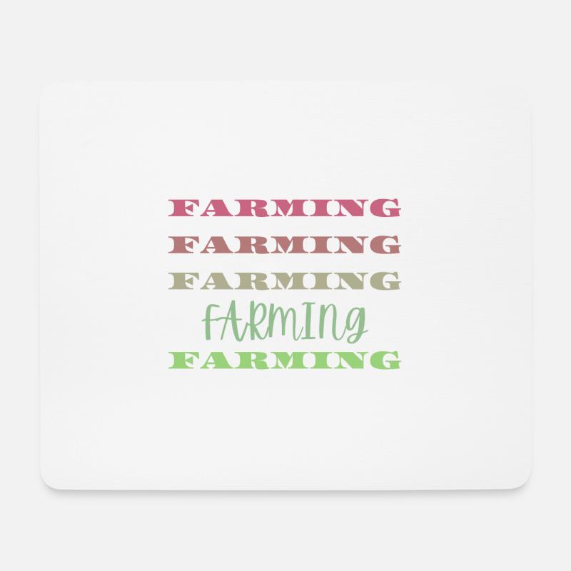 Landwirtschaft - Mousepad (Querformat) - Weiß