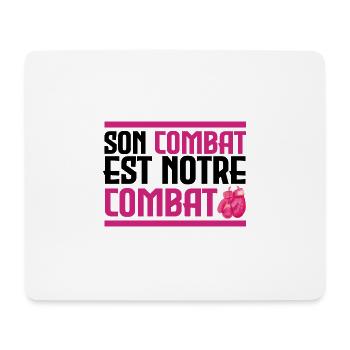 Sein Kampf ist unser Kampf - Krebs - Mousepad (Querformat) - Weiß - Vorne