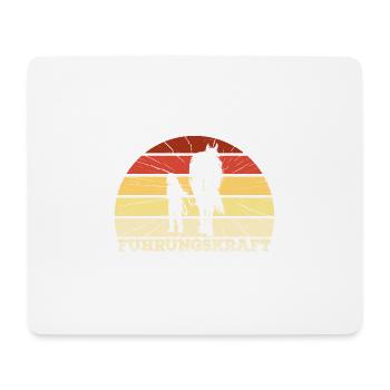 Führungskraft Western Halter Pferd Reiten - Mousepad (Querformat) - Weiß - Vorne