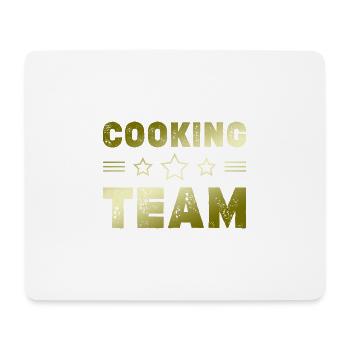 Cooking Team - Mousepad (Querformat) - Weiß - Vorne