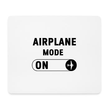 Pilot Airplane Mode On - Mouse Pad (horizontal) - white - Front