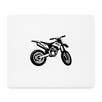 Motorrad - Mousepad (Querformat) - Weiß - Vorne
