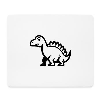 Dinosaure - Tapis de souris (format paysage) - blanc - Devant