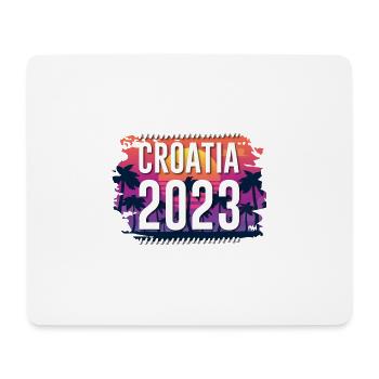 Croatie 2023 - Tapis de souris (format paysage) - blanc - Devant