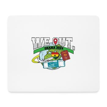 Nous voyageons au Ghana Voyage Matching Family - Tapis de souris (format paysage) - blanc - Devant