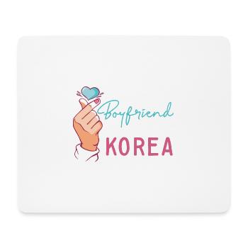 J’ai un petit ami Kpop Idol Fan K Drama Lover I - Tapis de souris (format paysage) - blanc - Devant