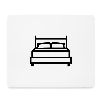 bed - Mouse Pad (horizontal) - white - Front