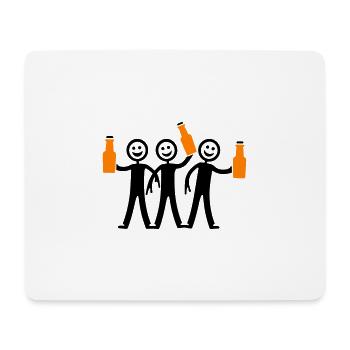 Party Team Bier Junggesellenabschied - Mousepad (Querformat) - Weiß - Vorne