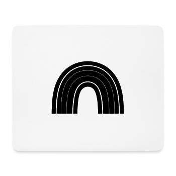 Regenbogen - Mousepad (Querformat) - Weiß - Vorne