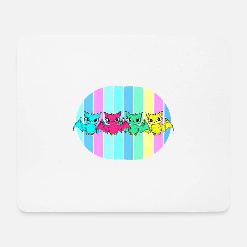 Fledermaus Kinder Baby Fledermäuse - Mousepad (Querformat) - Weiß
