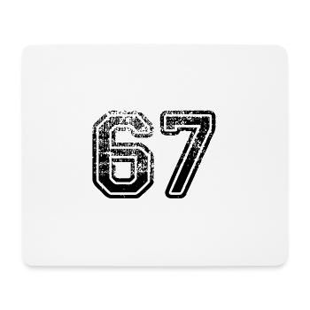 67 - Mouse Pad (horizontal) - white - Front