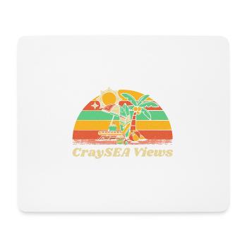 CraySEA Views Beach Summer Ocean Tropical - Mousepad (Querformat) - Weiß - Vorne