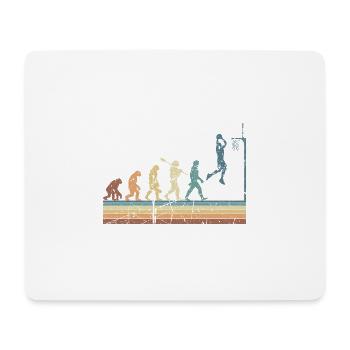 Basketball Sports Evolution for BBall Lovers Dunk - Mouse Pad (horizontal) - white - Front