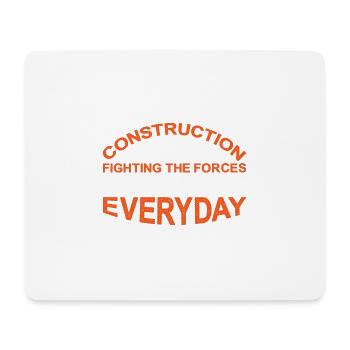 Directeur de la construction, Fighting Forces Of Stupid 3 - Tapis de souris (format paysage) - blanc - Devant
