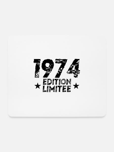 1974 Limited Edition Geburtstagsgeschenk!! - Mousepad (Querformat) - Weiß