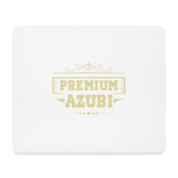 Premium Azubi - Mousepad (Querformat) - Weiß - Vorne