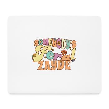Somebody's Feral Zayde Yiddish Grandfather Family - Mouse Pad (horizontal) - white - Front