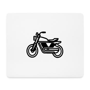 Motorrad - Mousepad (Querformat) - Weiß - Vorne