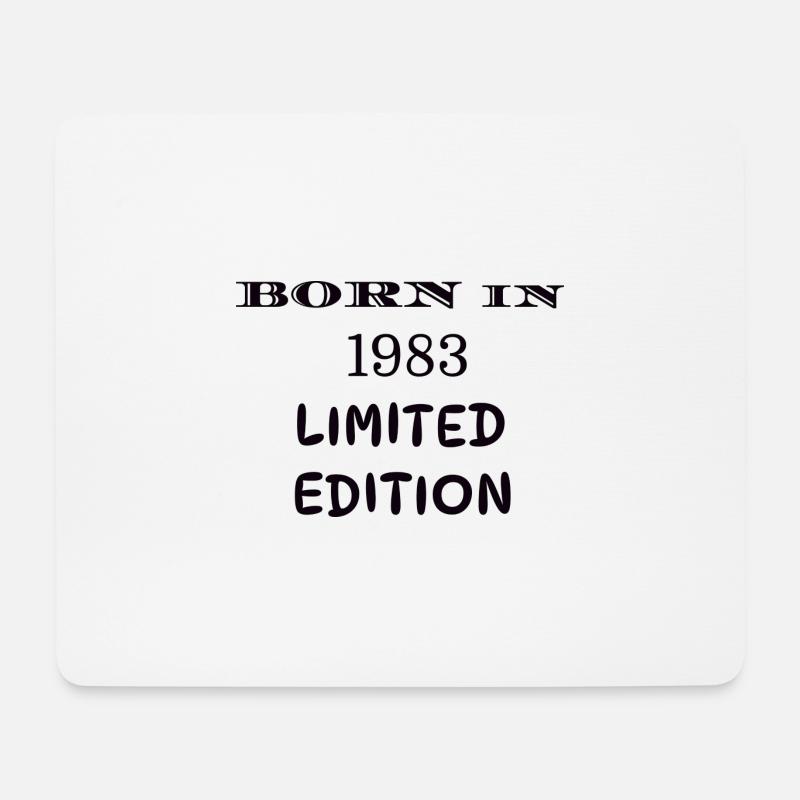 Born in 1983 édition limited - Tapis de souris (format paysage) - blanc