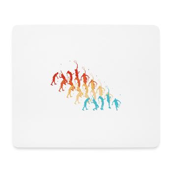 Tennis Damen Herren Tennis spielen Tennisspielen - Mousepad (Querformat) - Weiß - Vorne