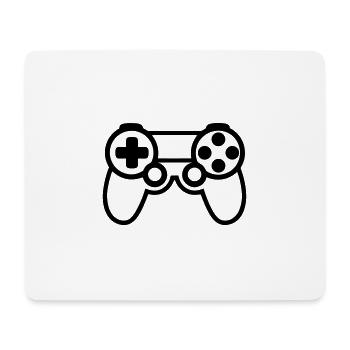 Videospiel-Controller - Mousepad (Querformat) - Weiß - Vorne