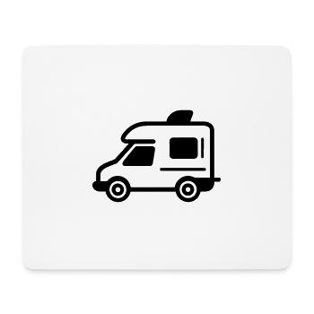 Wohnmobil - Mousepad (Querformat) - Weiß - Vorne