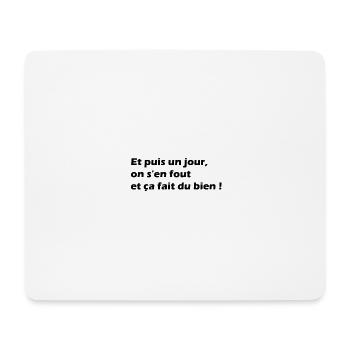 on_sen_fout - Tapis de souris (format paysage) - blanc - Devant