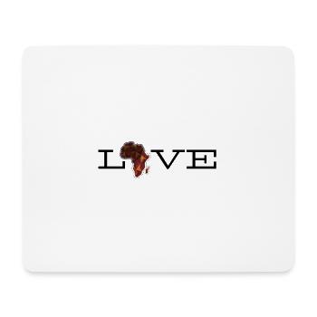 Africa Love - Mousepad (Querformat) - Weiß - Vorne