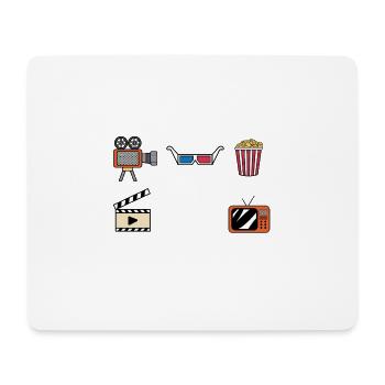 Cinema vintage. Film Review Poison - Mouse Pad (horizontal) - white - Front