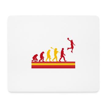 Spanish Basketball Sports Evolution for BBall - Mousepad (Querformat) - Weiß - Vorne