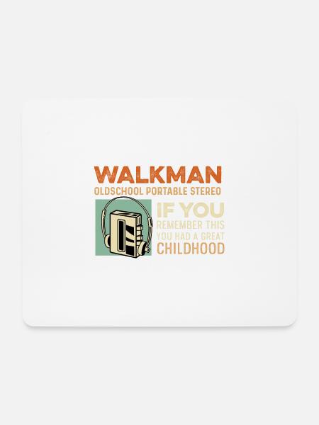 Tolle Kindheit Musiker Geschenk - Mousepad (Querformat) - Weiß