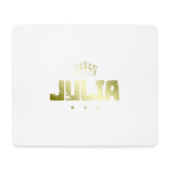 Julia - Mousepad (Querformat) - Weiß - Vorne