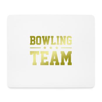 Bowling Team - Mousepad (Querformat) - Weiß - Vorne