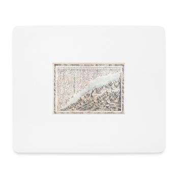 1855 Diagramm der Welten Berge und Flüsse - Mouse Pad (horizontal) - white - Front