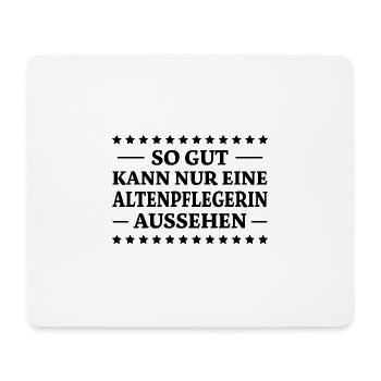 Altenpflegerin Spruch Witz Altenpflegerin Geschenk - Mousepad (Querformat) - Weiß - Vorne