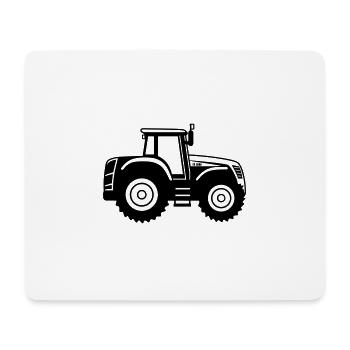Traktor - Mousepad (Querformat) - Weiß - Vorne