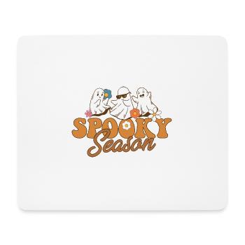 Halloween Spooky Season Boo Ghost Let's Go Ghouls - Mousepad (Querformat) - Weiß - Vorne