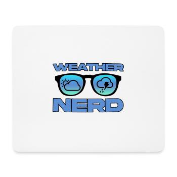 Weather Nerd 4 - Mouse Pad (horizontal) - white - Front
