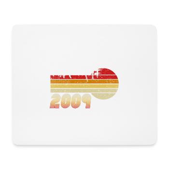 Vintage 2009 - Geboren 2009 - Jahr der Helden! - Mousepad (Querformat) - Weiß - Vorne