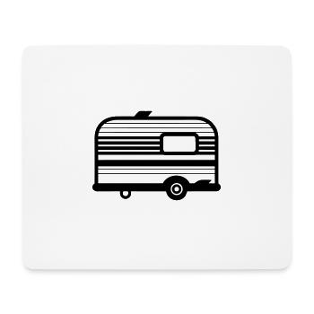 petite caravane - Tapis de souris (format paysage) - blanc - Devant