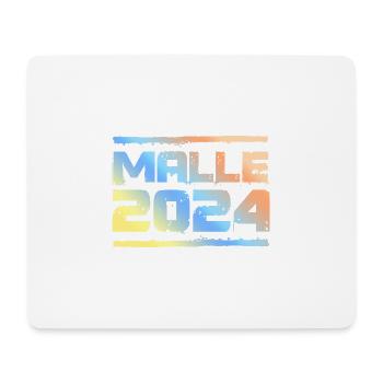 Malle 2024 Bunt - Mousepad (Querformat) - Weiß - Vorne