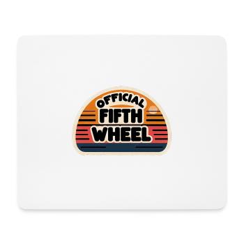 Official Fifth Wheel 20 - Mouse Pad (horizontal) - white - Front
