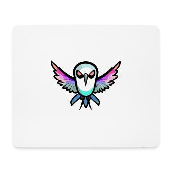 Hummingbird Bird Halloween Comic Funny - Mouse Pad (horizontal) - white - Front